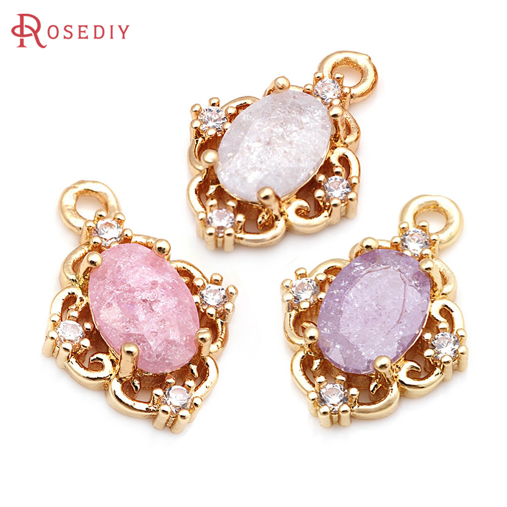 Body Jewelry High Quality - 18K Gold Color Brass and Zircon