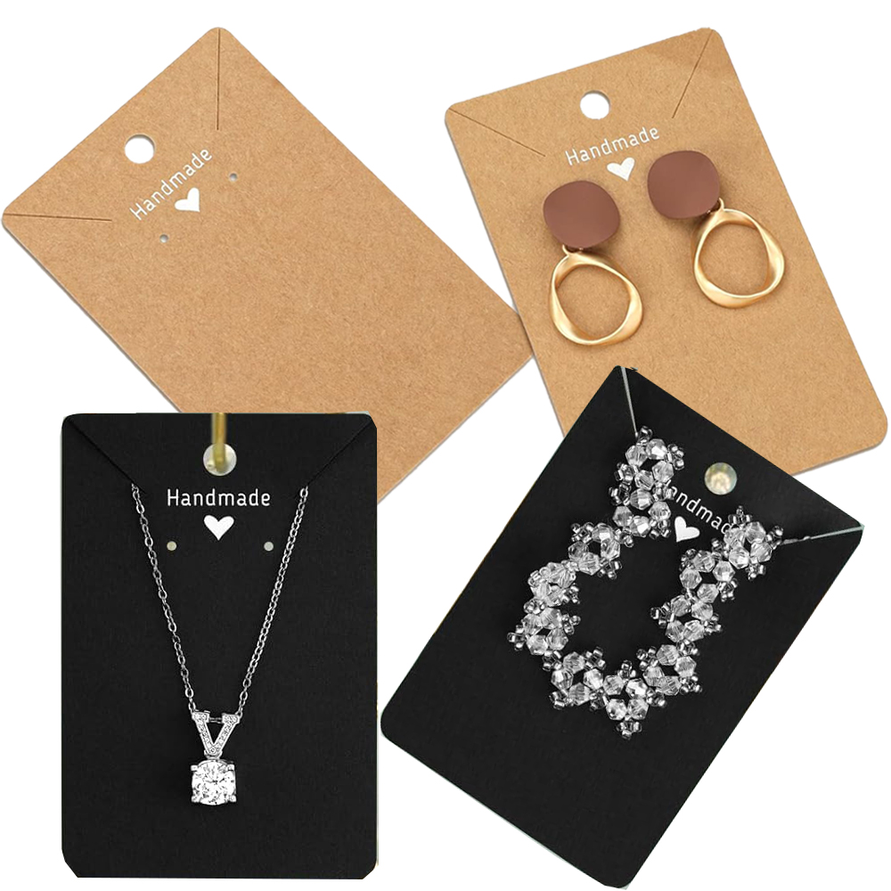 Body Jewelry Holder - 50pcs 6x9cm Handmade With Love Necklace