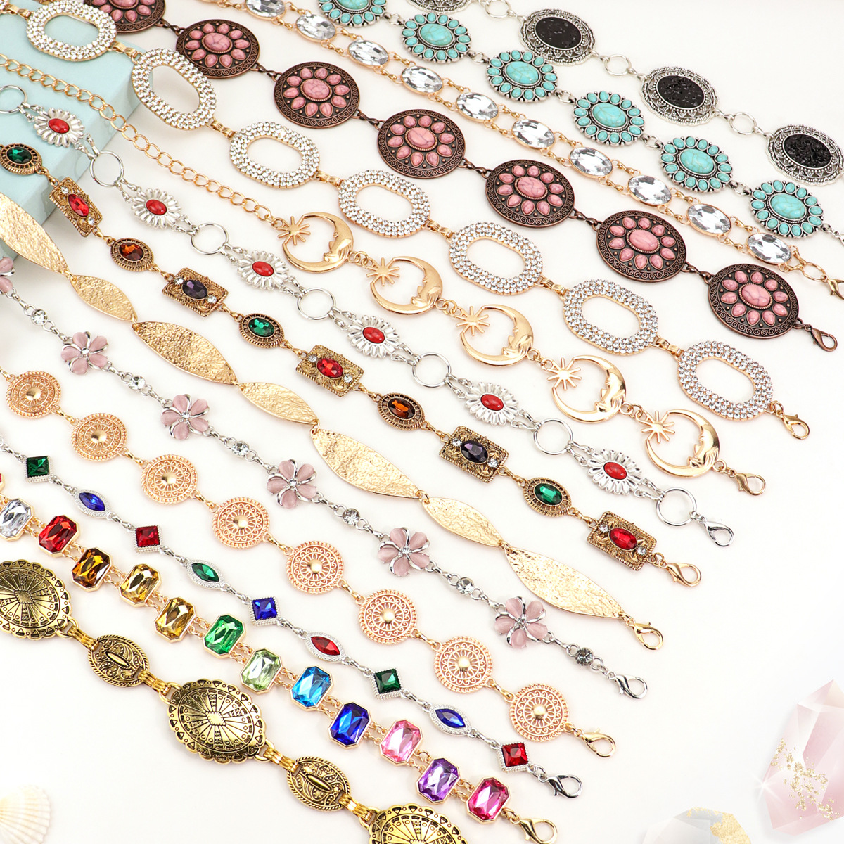 Body Jewelry Manufacturers - Cross-border zinc alloy waist chain metal