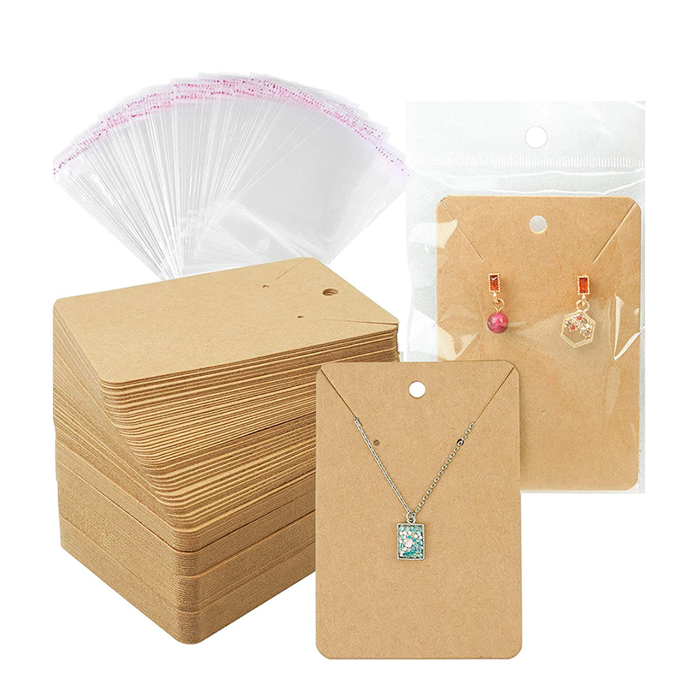 Body Jewelry Holder - Earring Cards Necklace Display Cards with