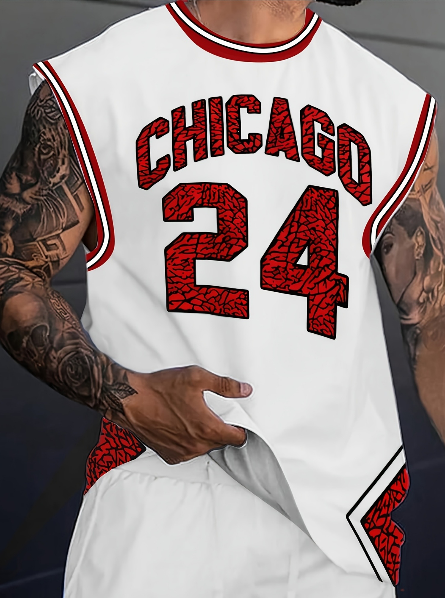 Body Jewelry Chicago - 2025 Summer Men's CHICAGO NO.24 Graphic