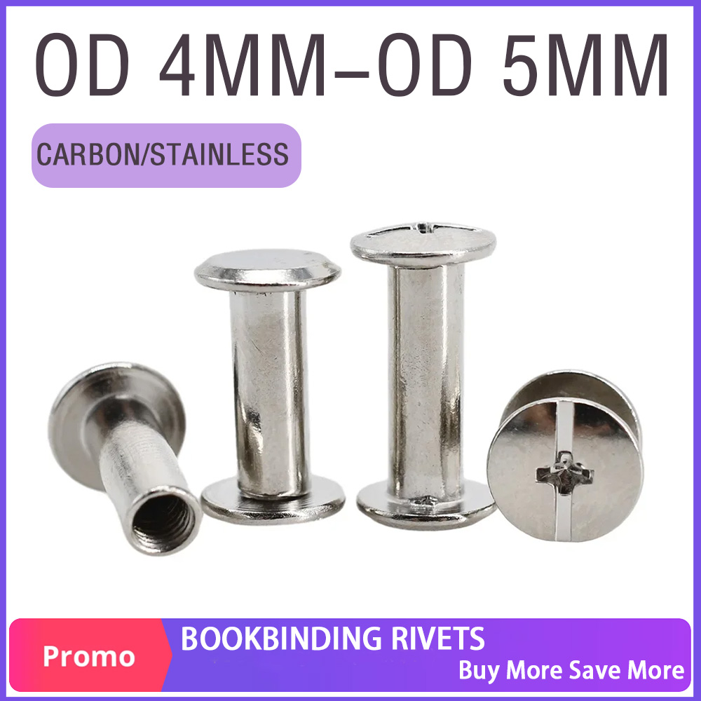 Body Jewelry Chicago - Stainless Steel/Carbon Phillips Chicago Screws Leather