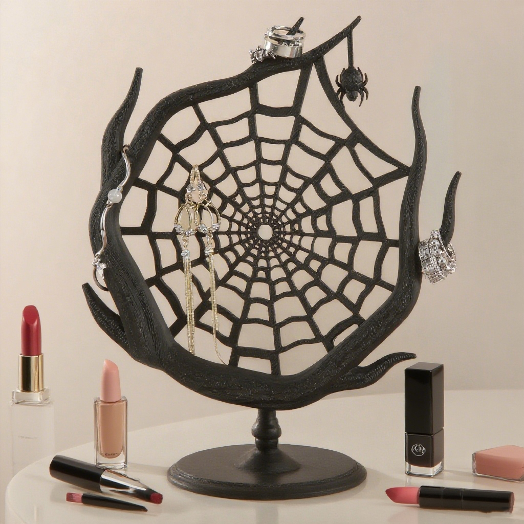 Body Jewelry Display - Cross-Border Dark Deadwood Spider Web Jewelry