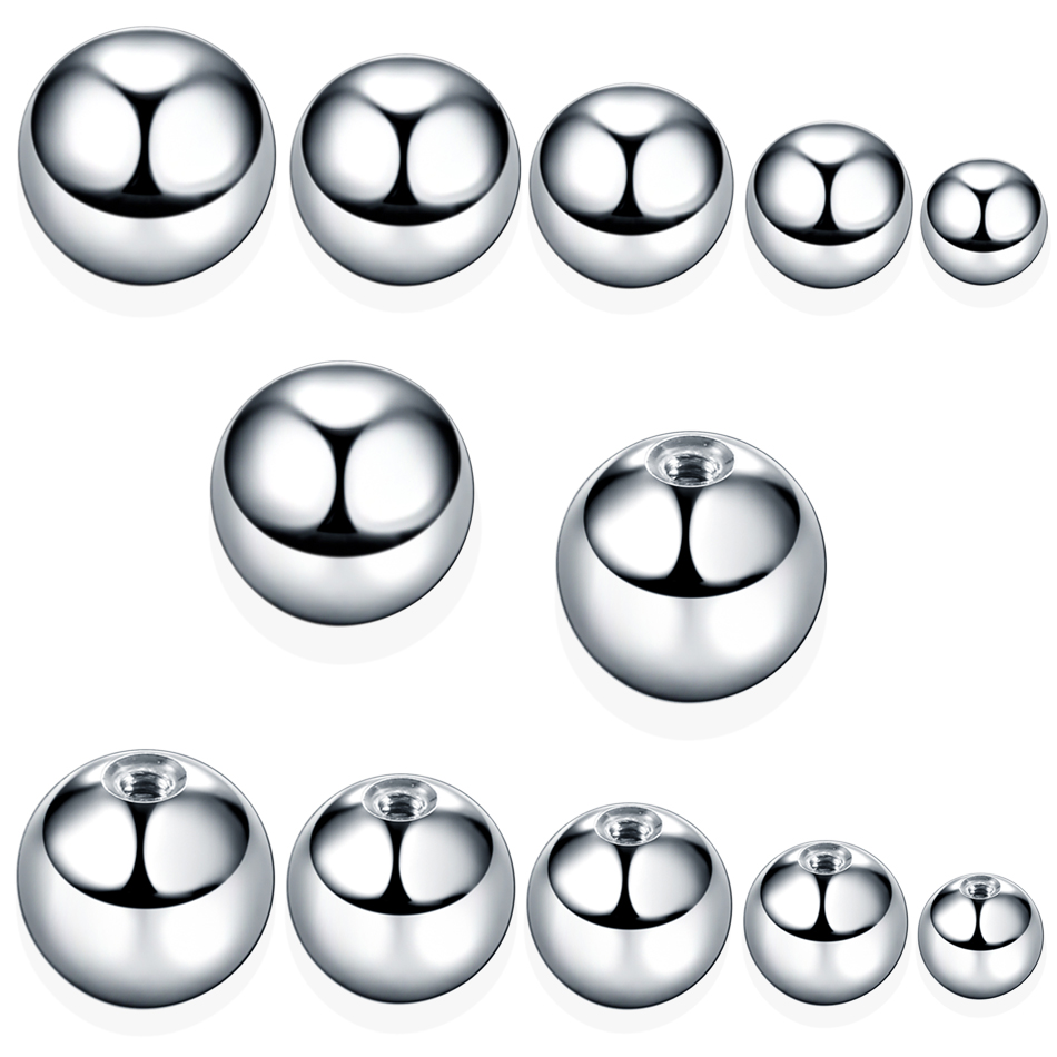 100pcs/lot 16G 14G Steel Screw - Body Jewelry Nipple Rings reseña y precio