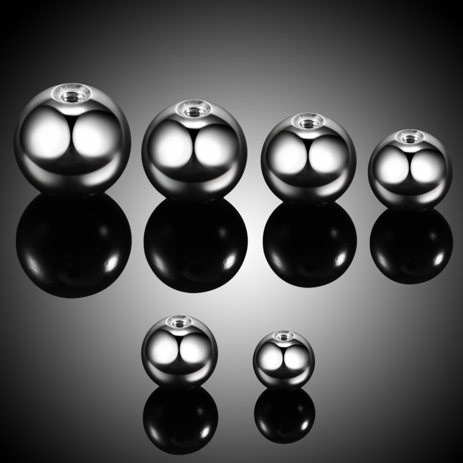 100pcs/lot 16G 14G Steel Screw - Body Jewelry Nipple Rings reseña y precio