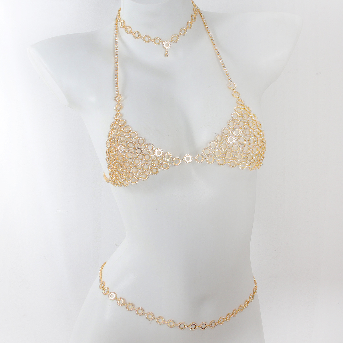 Fashionable Circular Splicing  - Body Jewelry Art reseña y precio