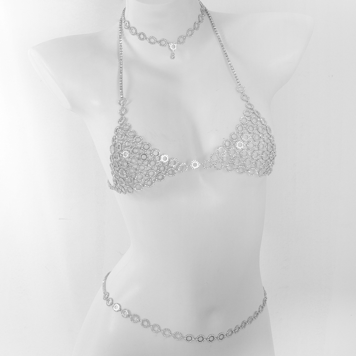 Fashionable Circular Splicing  - Body Jewelry Art reseña y precio