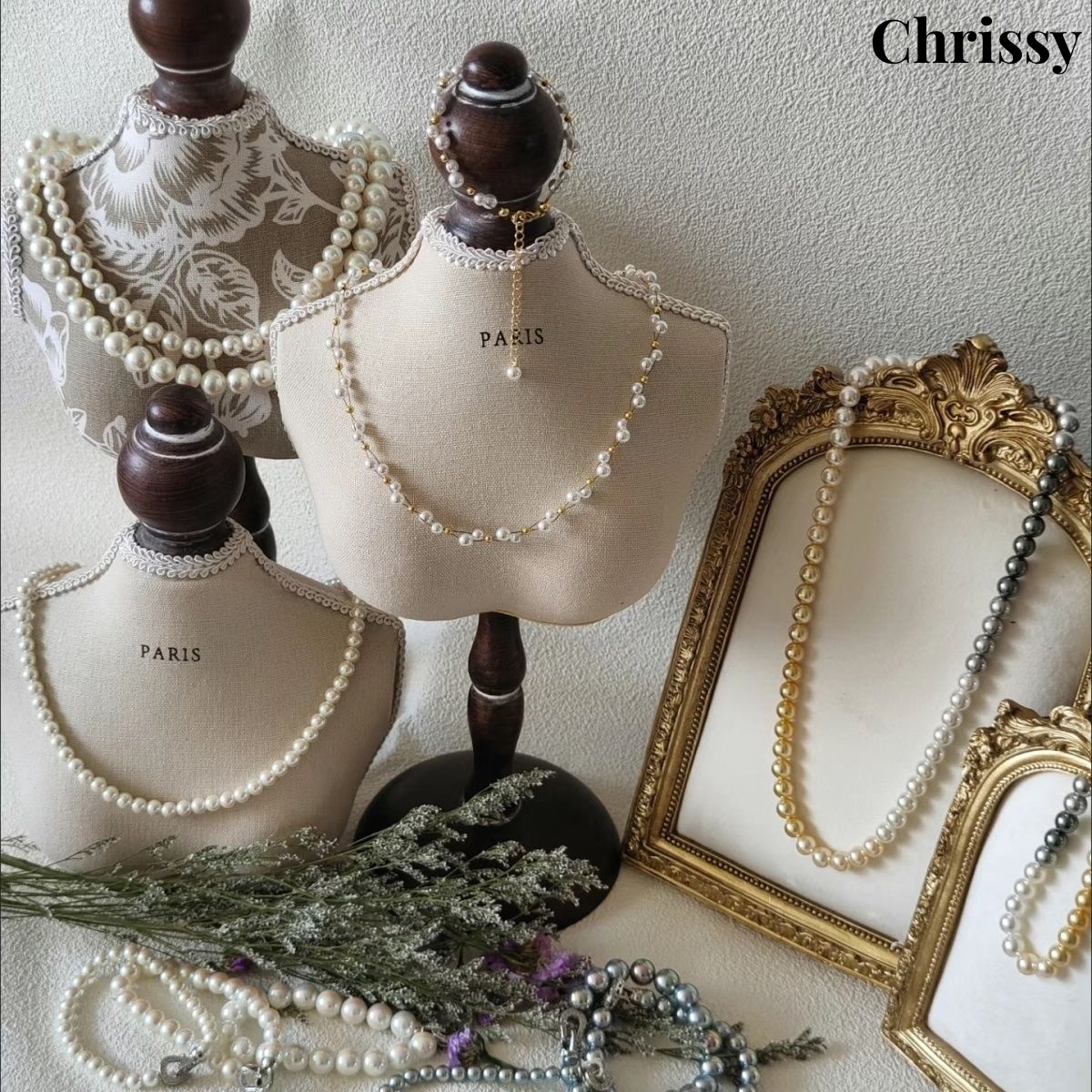 Necklace Chain Bust Jewelry Ho - Body Jewelry Holder reseña y precio