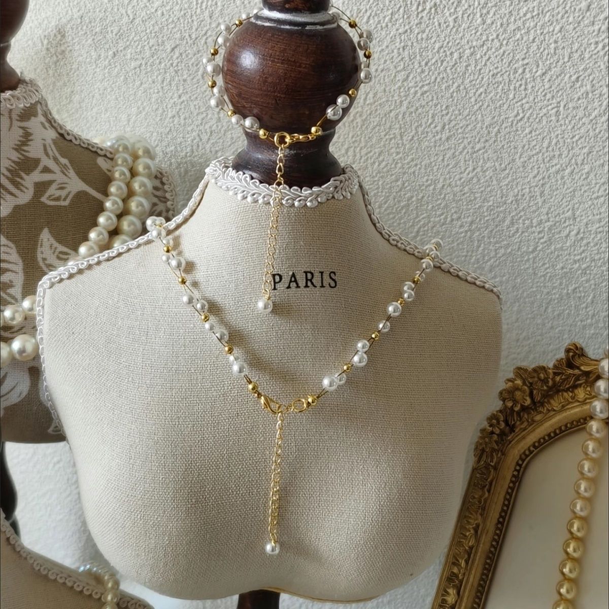 Necklace Chain Bust Jewelry Ho - Body Jewelry Holder reseña y precio