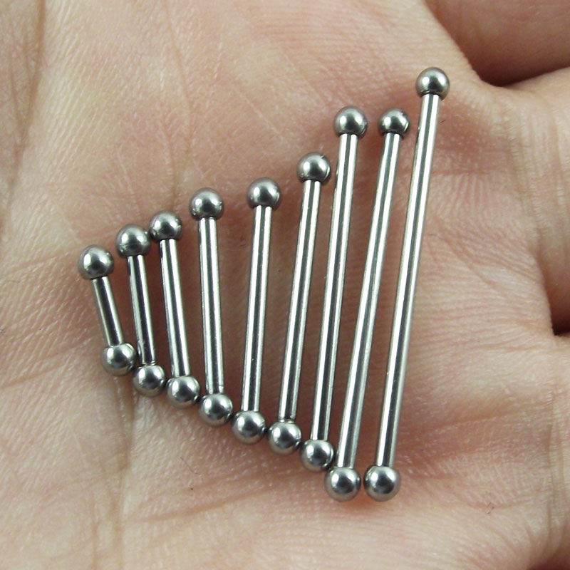 SaYao 2pcs 2mm mini ball Stain - Industrial Barbell Long reseña y precio