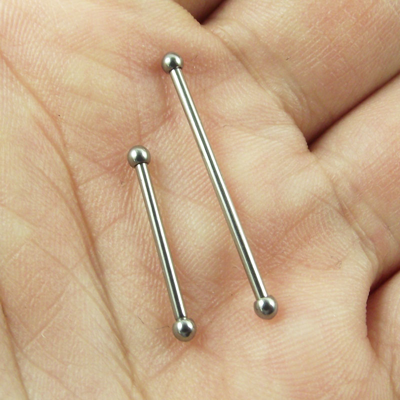 SaYao 2pcs 2mm mini ball Stain - Industrial Barbell Long reseña y precio