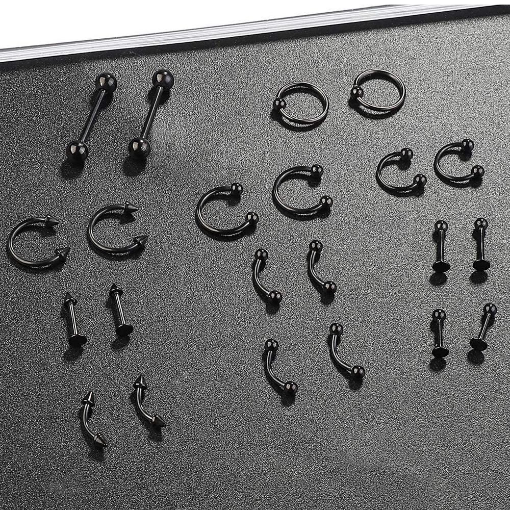 6 PCS Professional Piercing Ki - Body Jewelry Nipple Rings reseña y precio