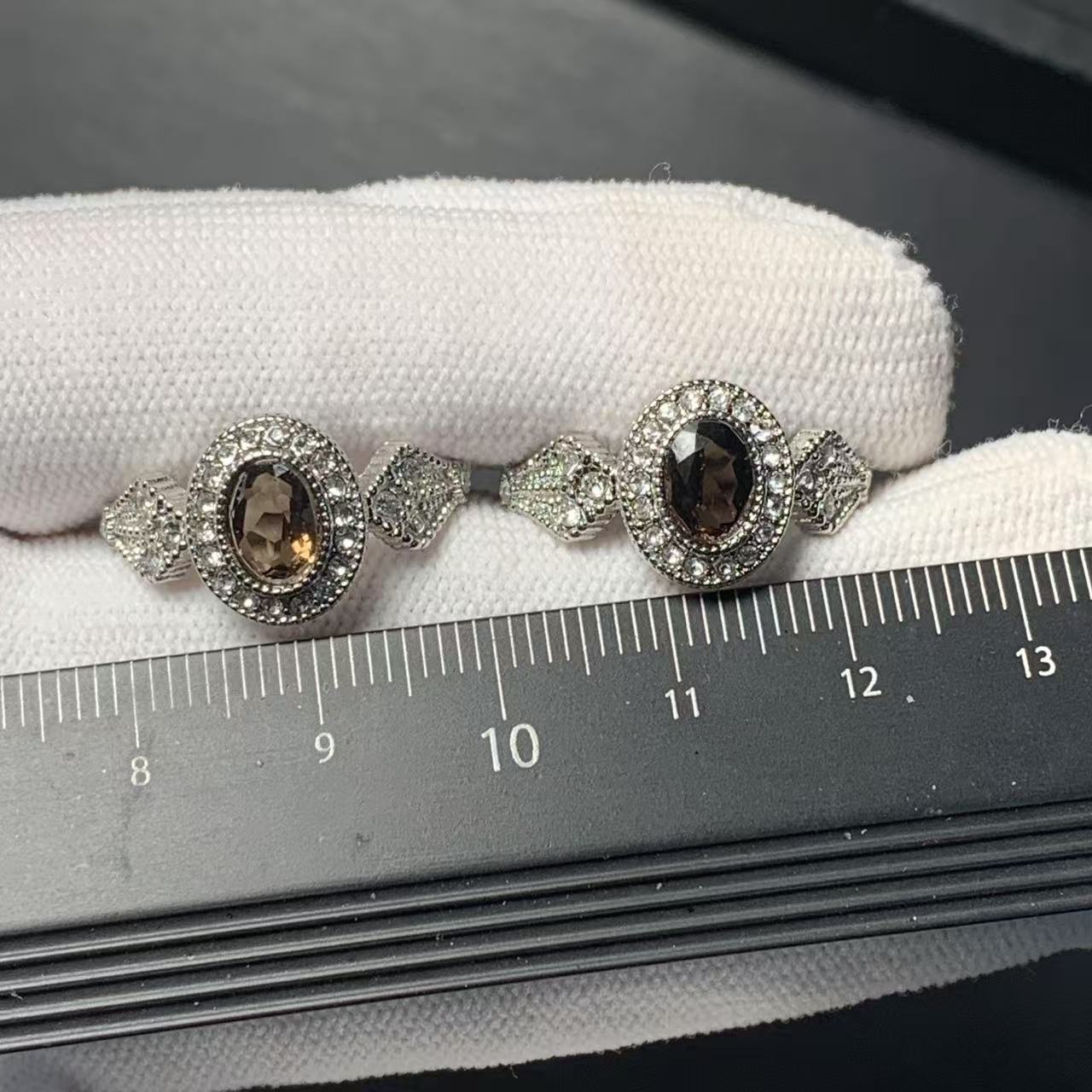 MM Natural Smoky Quartz Ring A - Body Jewelry High Quality reseña y precio