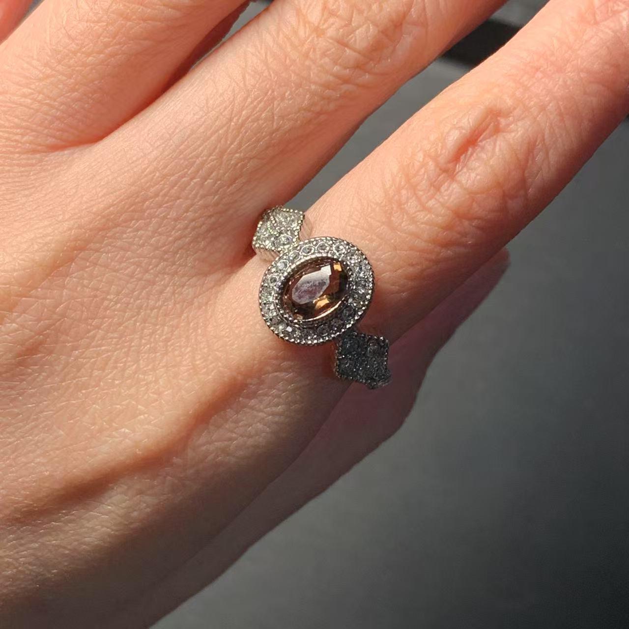 MM Natural Smoky Quartz Ring A - Body Jewelry High Quality reseña y precio