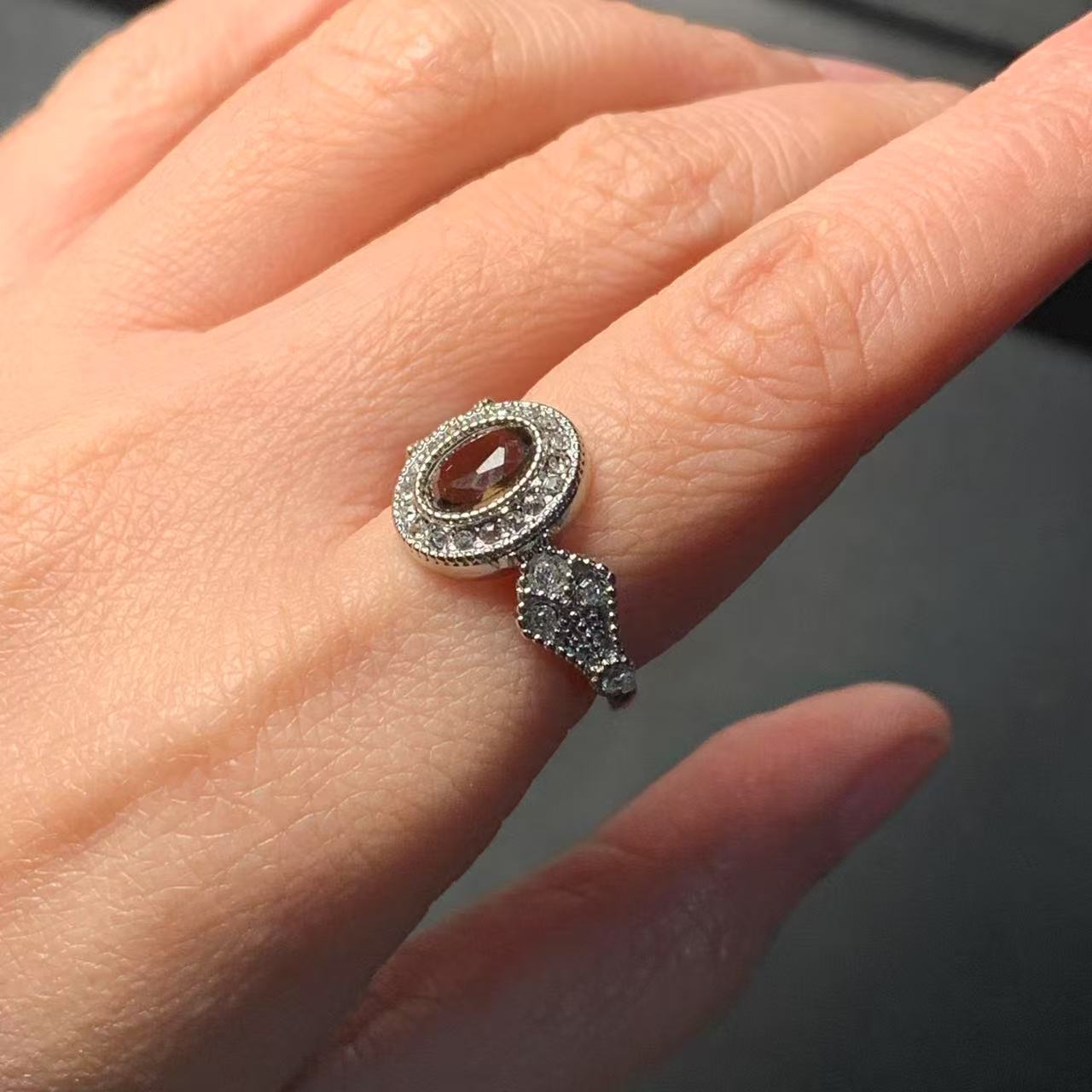 MM Natural Smoky Quartz Ring A - Body Jewelry High Quality reseña y precio