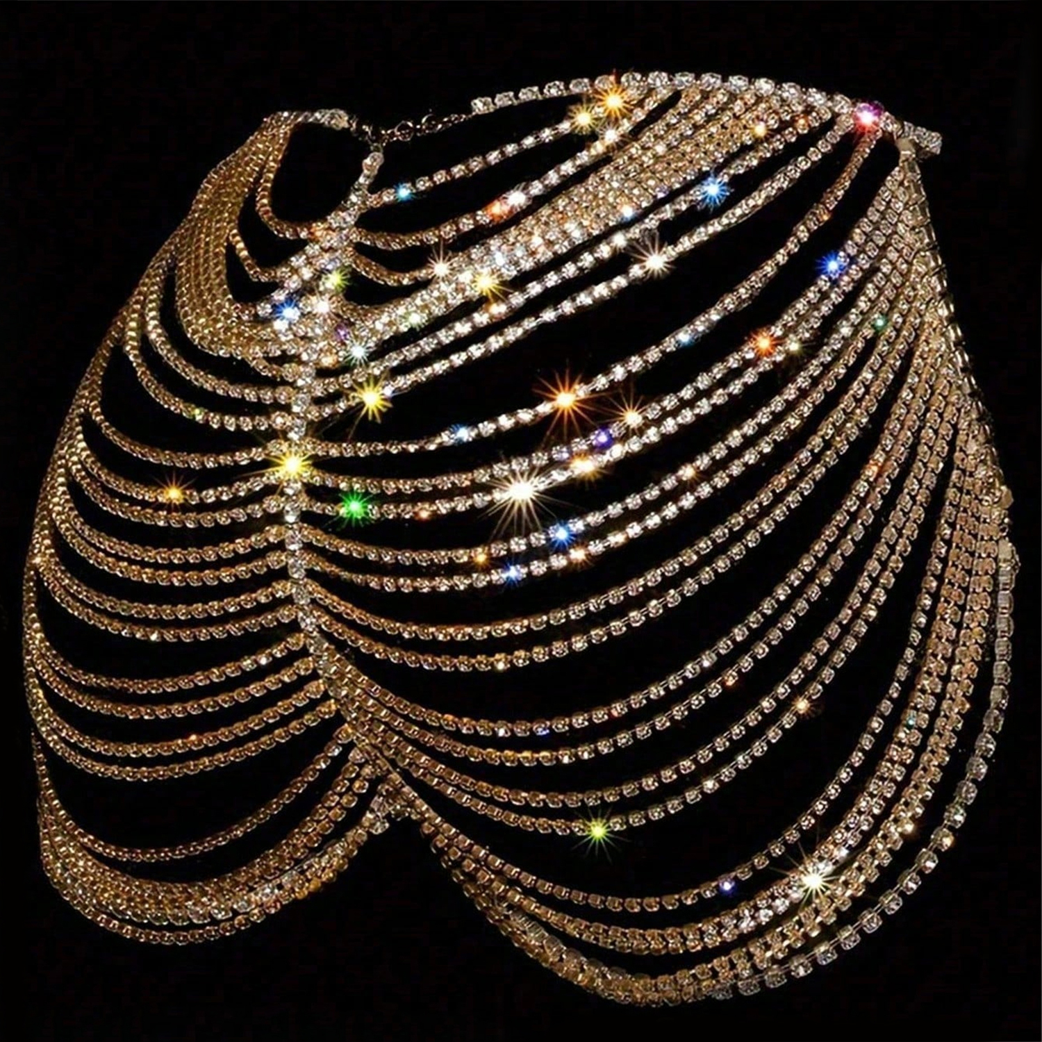 1pcSexy Fashionable Rhinestone - Body Jewelry Rhinestone reseña y precio