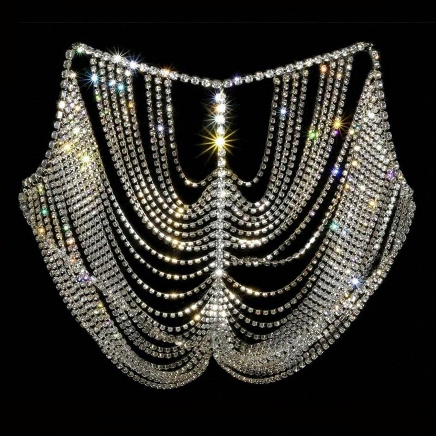 1pcSexy Fashionable Rhinestone - Body Jewelry Rhinestone reseña y precio