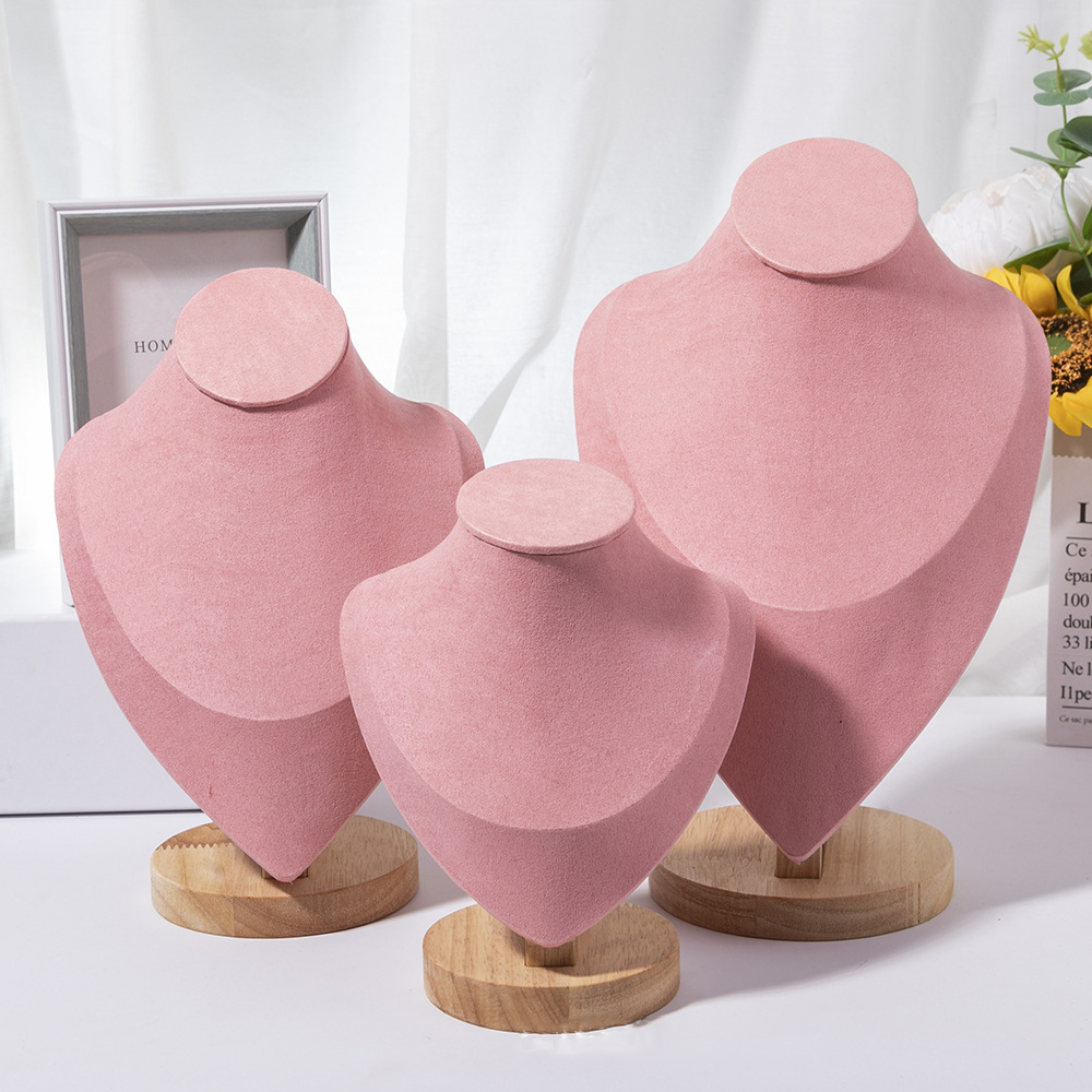1pc Wooden Mannequin Bust Neck - Body Jewelry Holder reseña y precio
