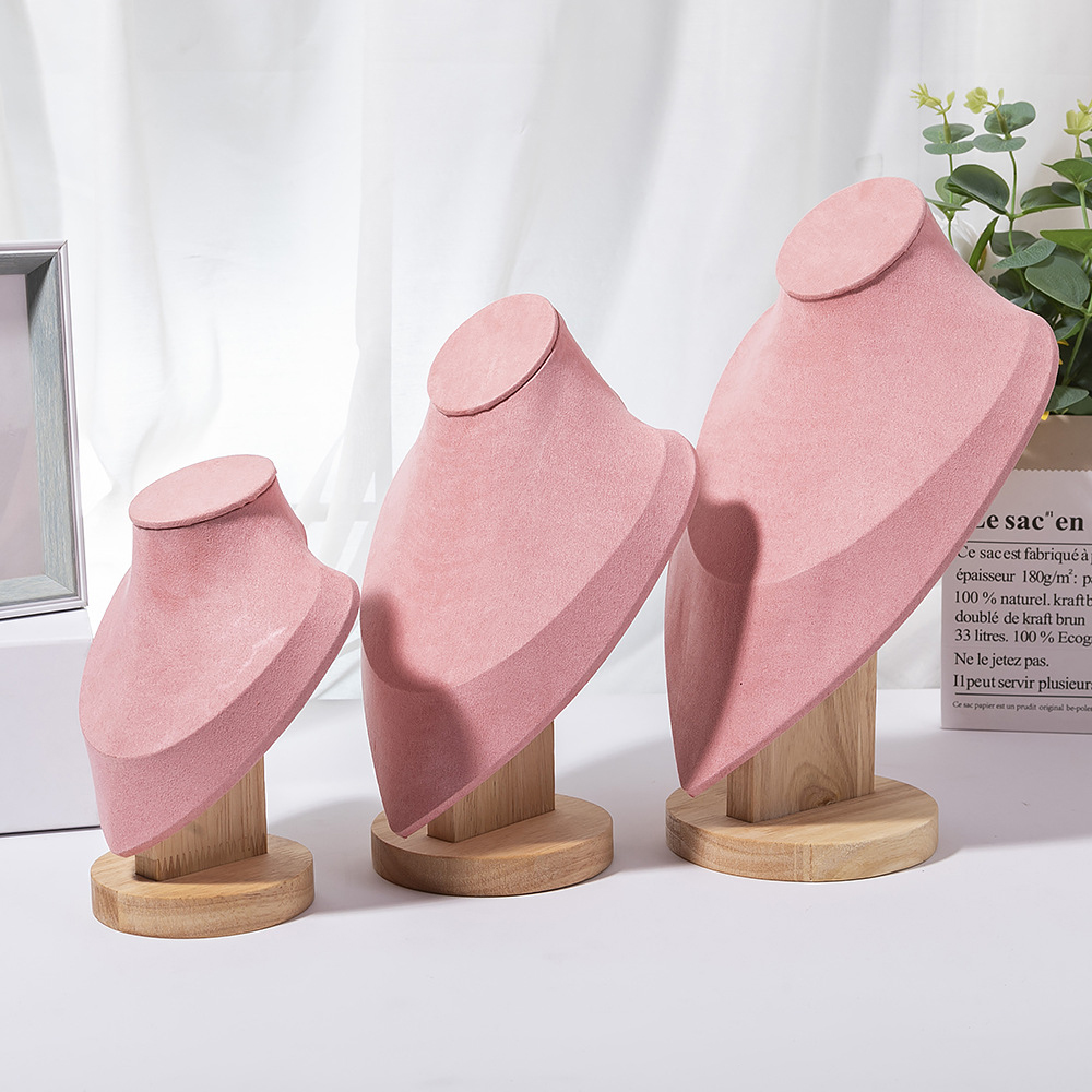 1pc Wooden Mannequin Bust Neck - Body Jewelry Holder reseña y precio