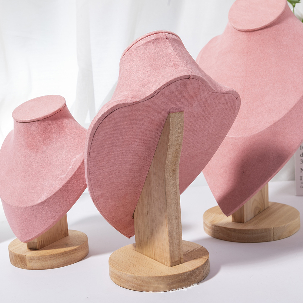 1pc Wooden Mannequin Bust Neck - Body Jewelry Holder reseña y precio