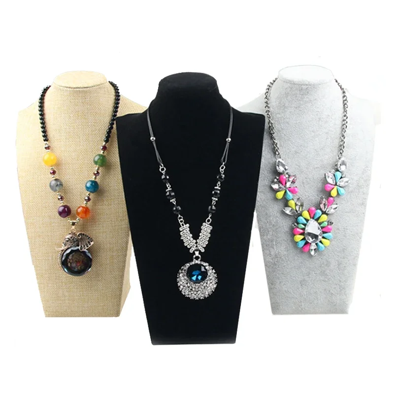 Velvet Portrait Necklace Displ - Body Jewelry Holder reseña y precio