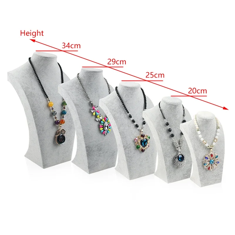 Velvet Portrait Necklace Displ - Body Jewelry Holder reseña y precio