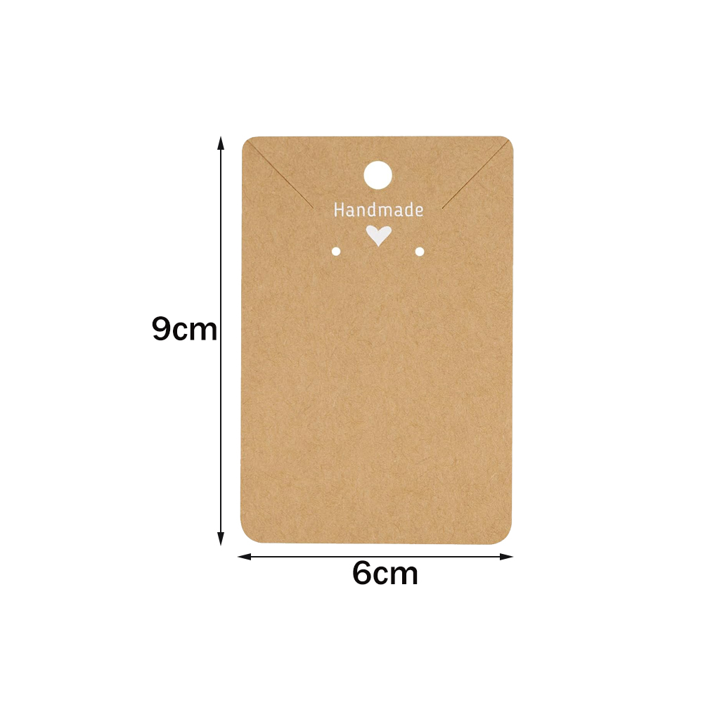50pcs 6x9cm Handmade With Love - Body Jewelry Holder reseña y precio