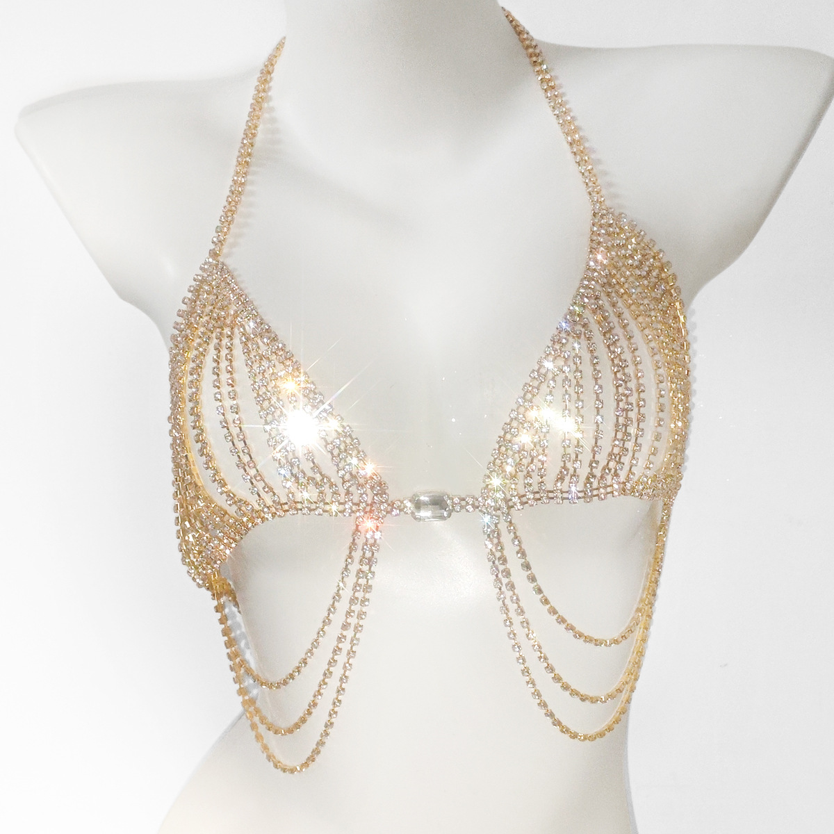 Fashionable Tassels Sexy Rhine - Body Jewelry Rhinestone reseña y precio