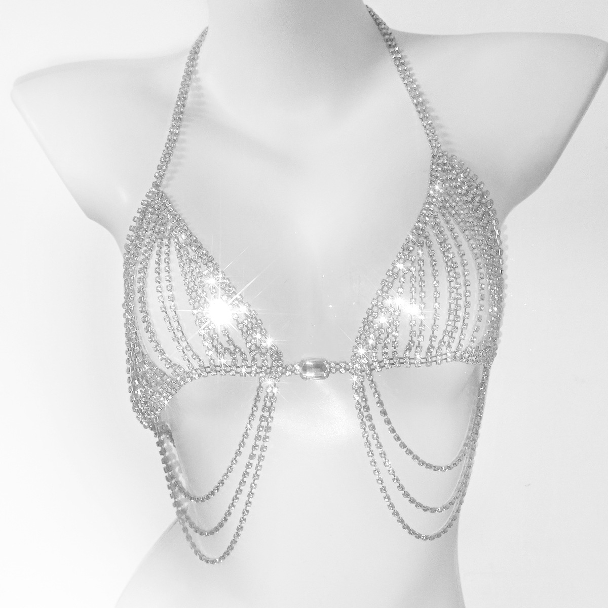 Fashionable Tassels Sexy Rhine - Body Jewelry Rhinestone reseña y precio