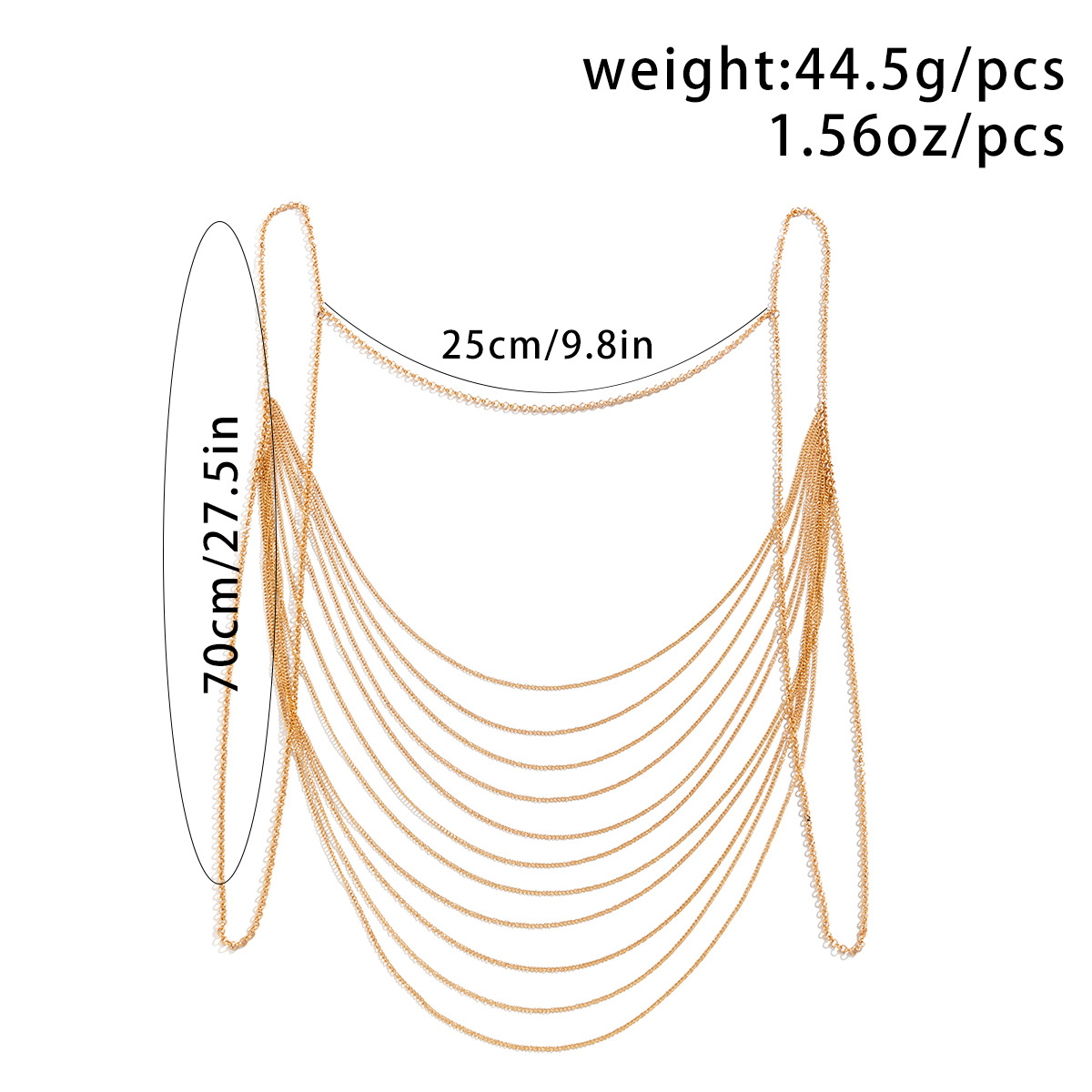Classic Multi layered Tassel B - Body Jewelry Retainers reseña y precio