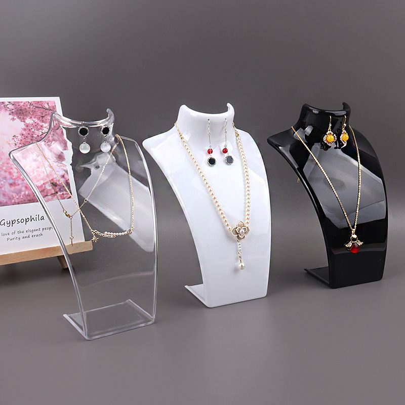 Plastic Mannequin Necklace Dis - Body Jewelry Holder reseña y precio