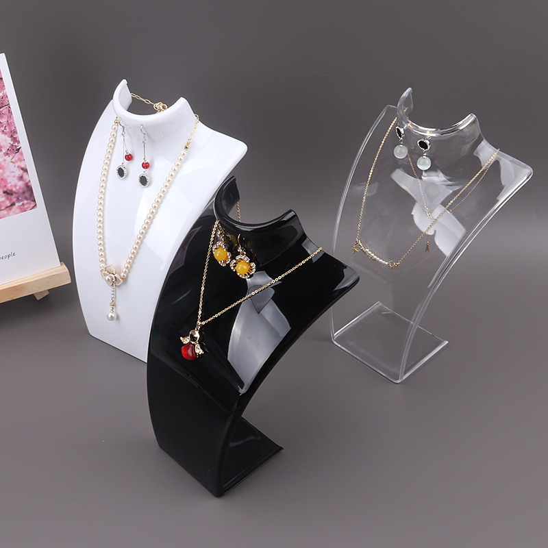 Plastic Mannequin Necklace Dis - Body Jewelry Holder reseña y precio