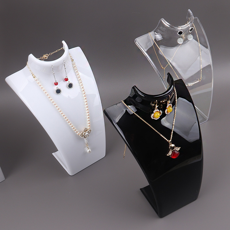 Plastic Mannequin Necklace Dis - Body Jewelry Holder reseña y precio