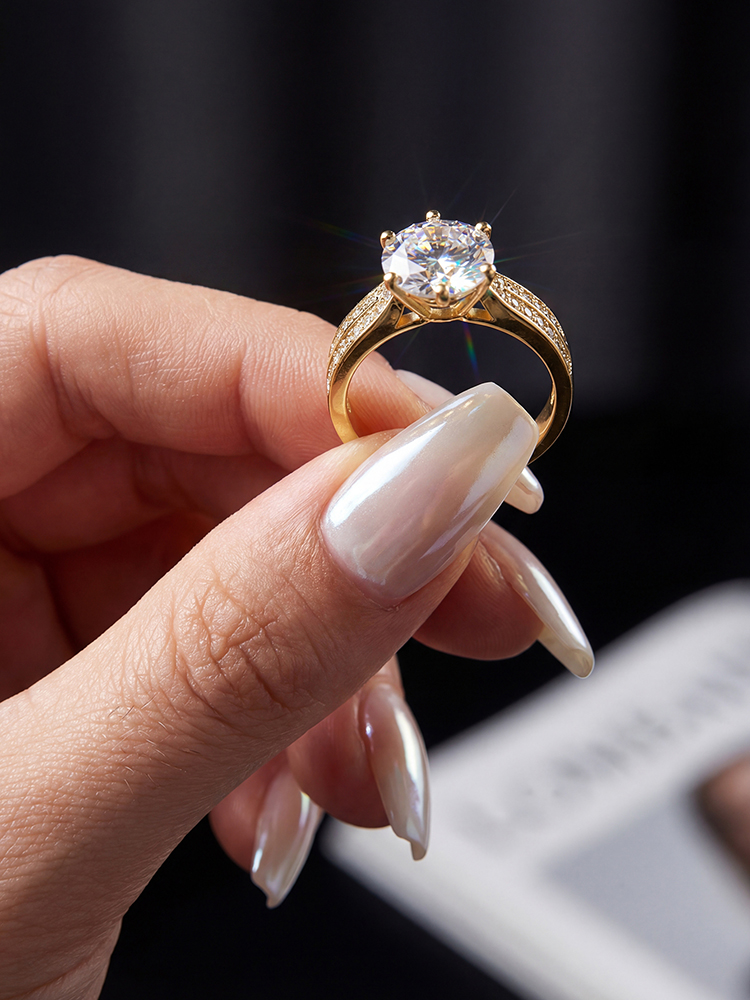  Fashion 1CT Moissanite Diamon - Body Jewelry High Quality reseña y precio