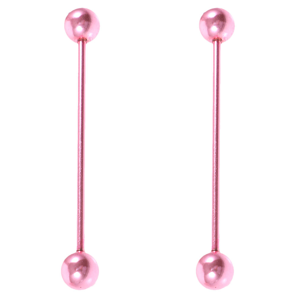 2Pcs Ear Cartilage Needle Stai - Industrial Barbell Long reseña y precio