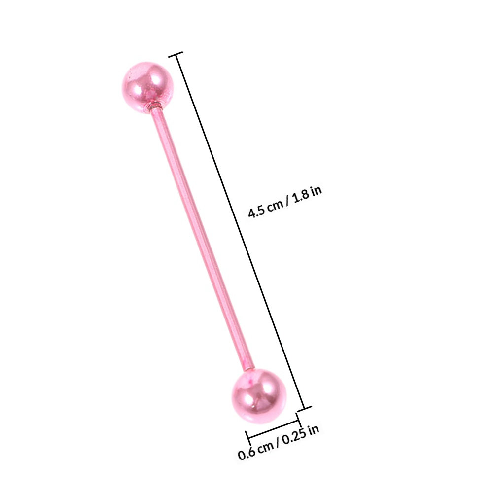2Pcs Ear Cartilage Needle Stai - Industrial Barbell Long reseña y precio