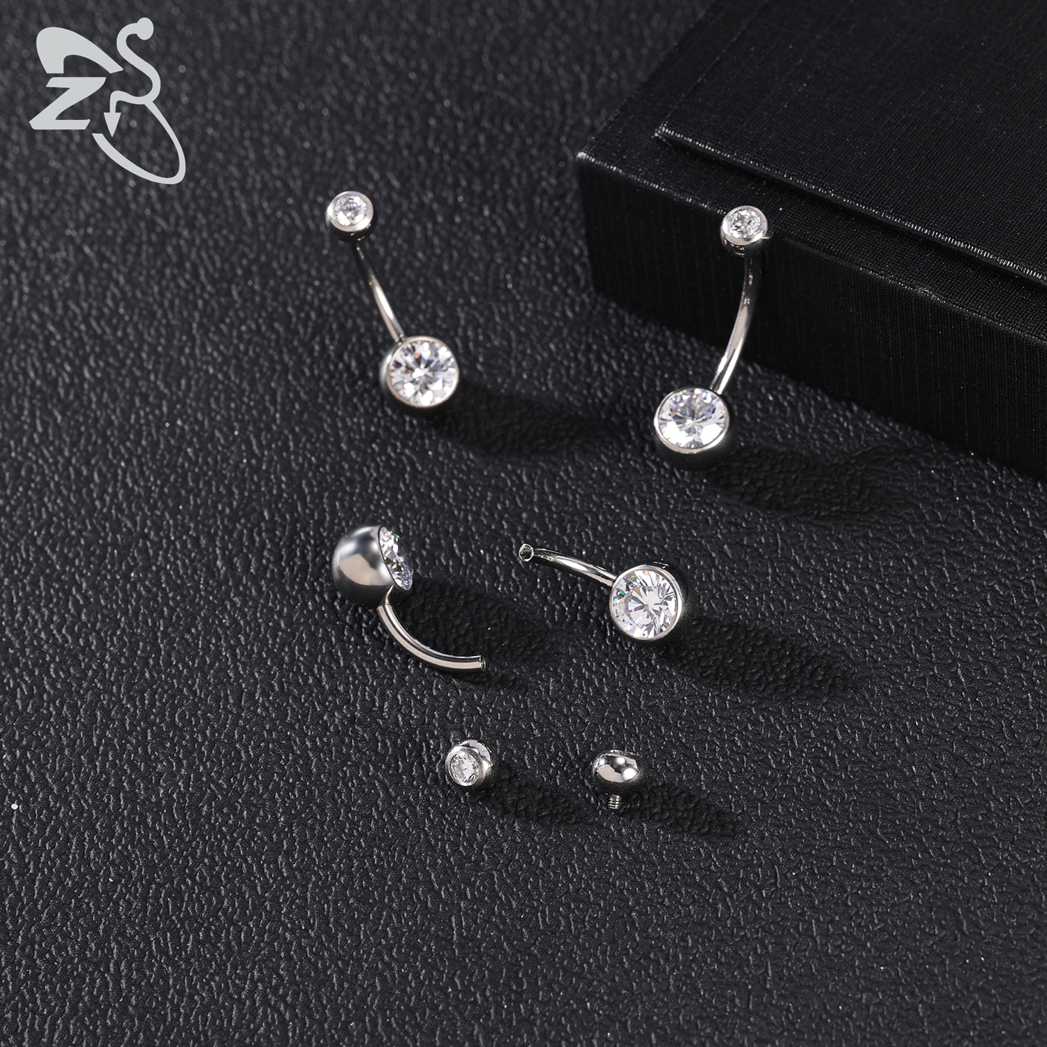ZS 1PC 14G G23 Titanium Belly  - Body Jewelry Internally Threaded reseña y precio