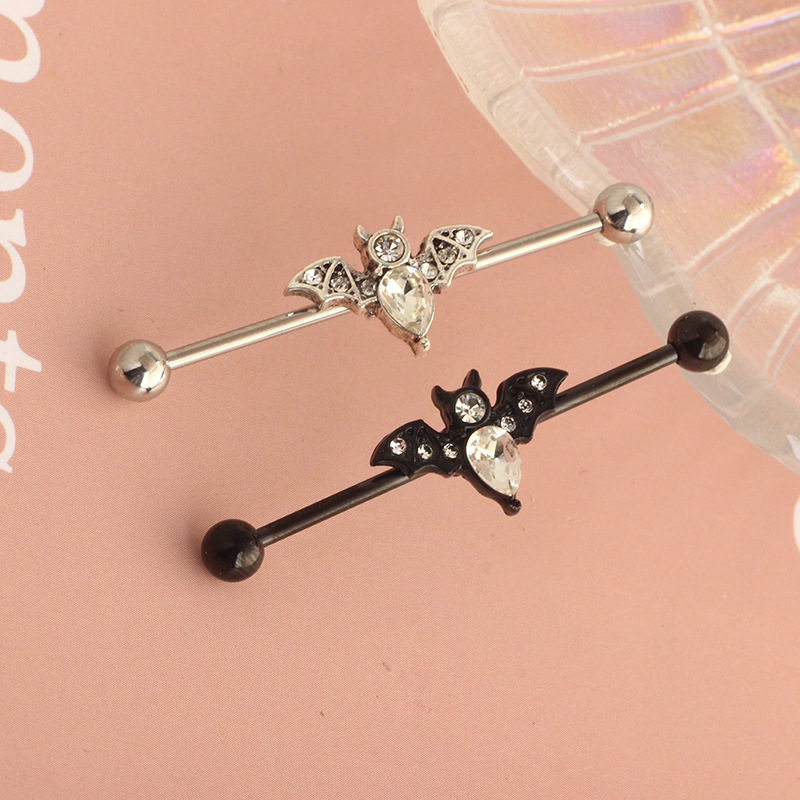 14g Stainless Steel Long Indus - Industrial Barbell Long reseña y precio