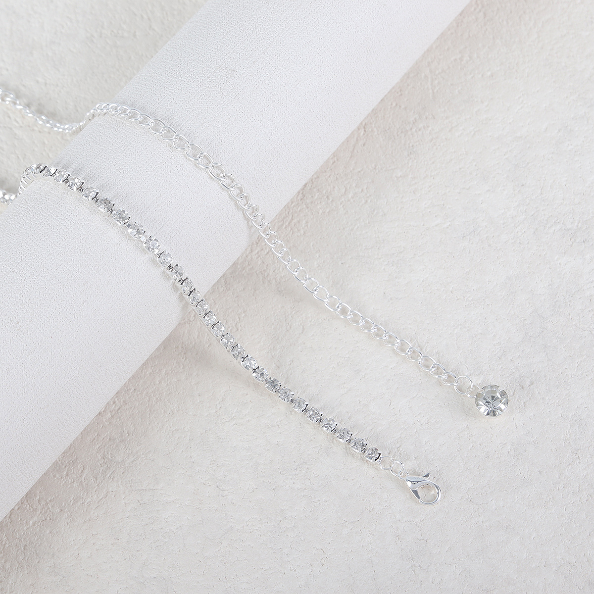 Fashionable Single Layer Minim - Body Jewelry Rhinestone reseña y precio