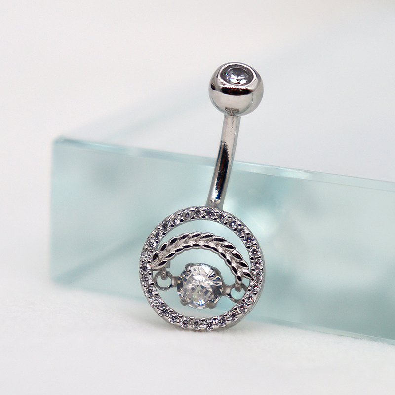Piercing Belly Button Silver 9 - Body Jewelry Good Quality reseña y precio