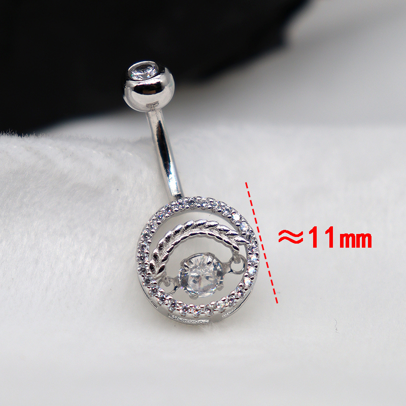 Piercing Belly Button Silver 9 - Body Jewelry Good Quality reseña y precio