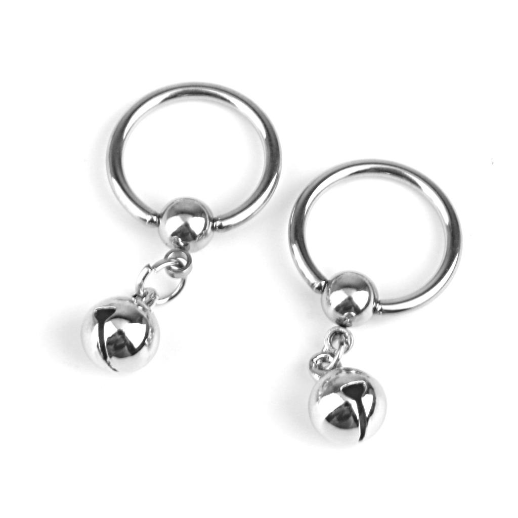 Silver Stainless Steel Nipple  - Body Jewelry Nipple Rings reseña y precio