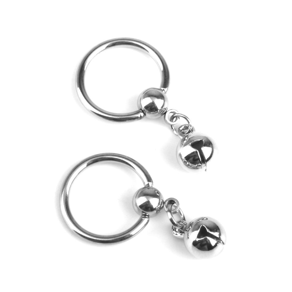 Silver Stainless Steel Nipple  - Body Jewelry Nipple Rings reseña y precio