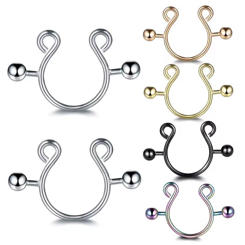 【SA】2Pcs Stainless Steel Nippl - Body Jewelry Nipple Rings reseña y precio
