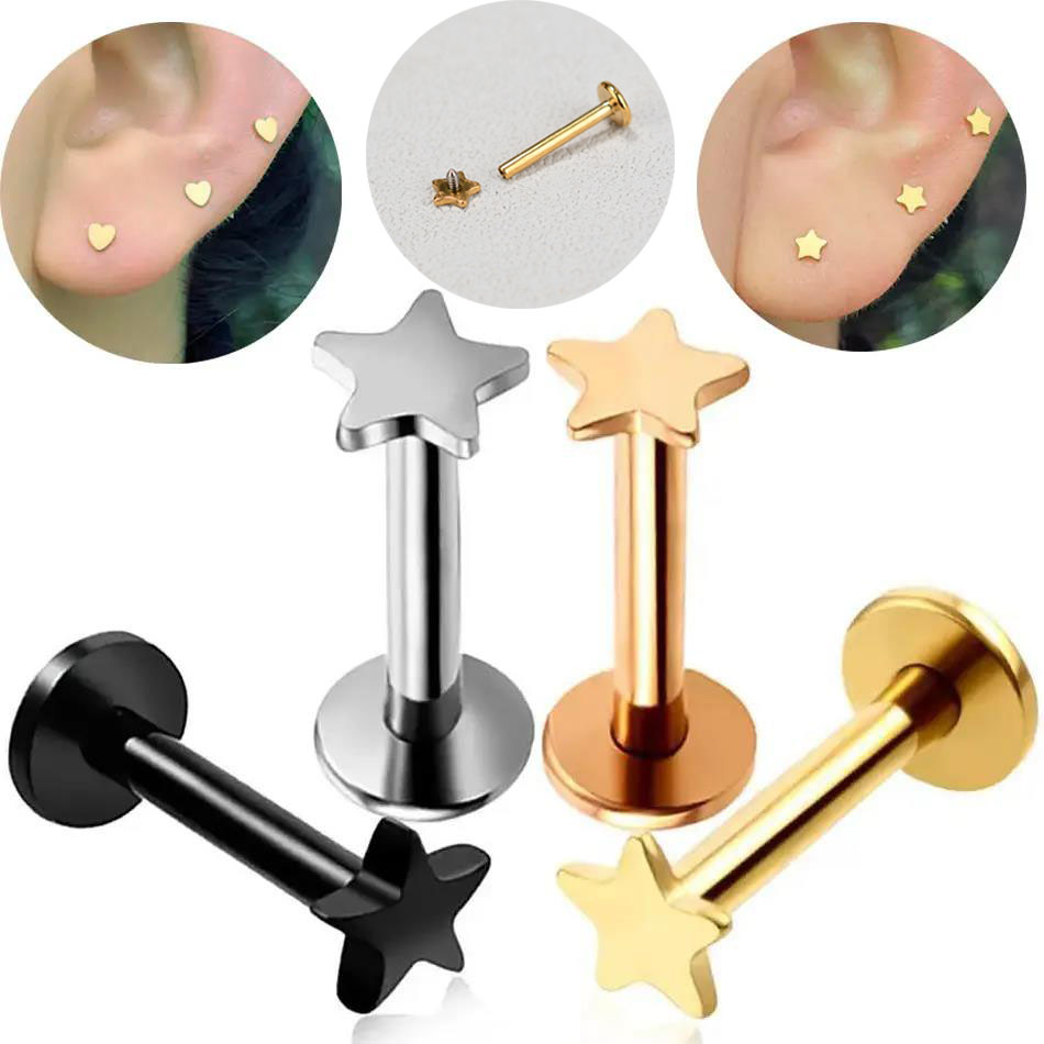 16G Piercing Titanium Steel In - Body Jewelry Internally Threaded reseña y precio