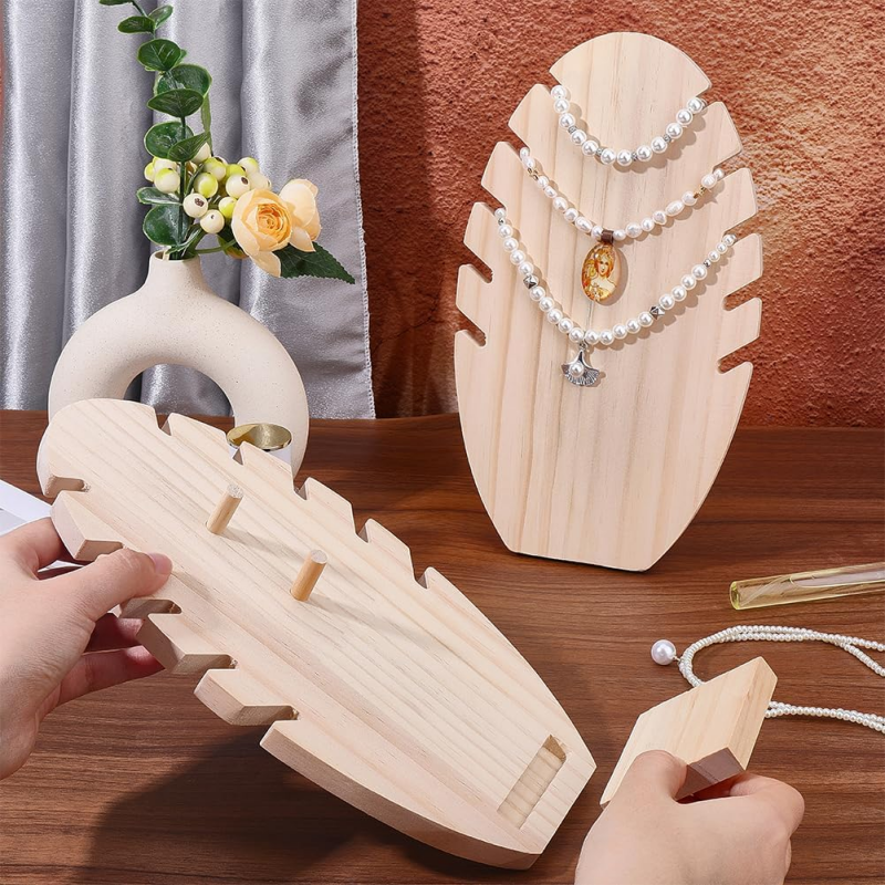 Walnut Wood Detachable Mannequ - Body Jewelry Holder reseña y precio