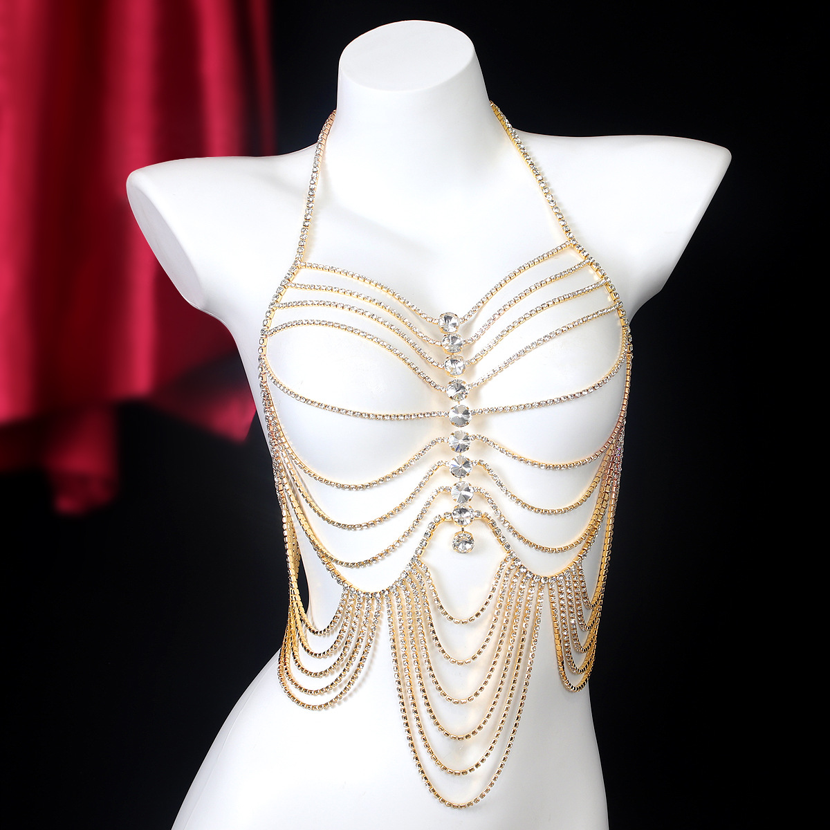 Luxurious Stripe Tassels Retro - Body Jewelry Art reseña y precio