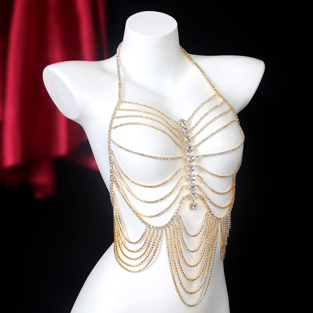 Luxurious Stripe Tassels Retro - Body Jewelry Art reseña y precio