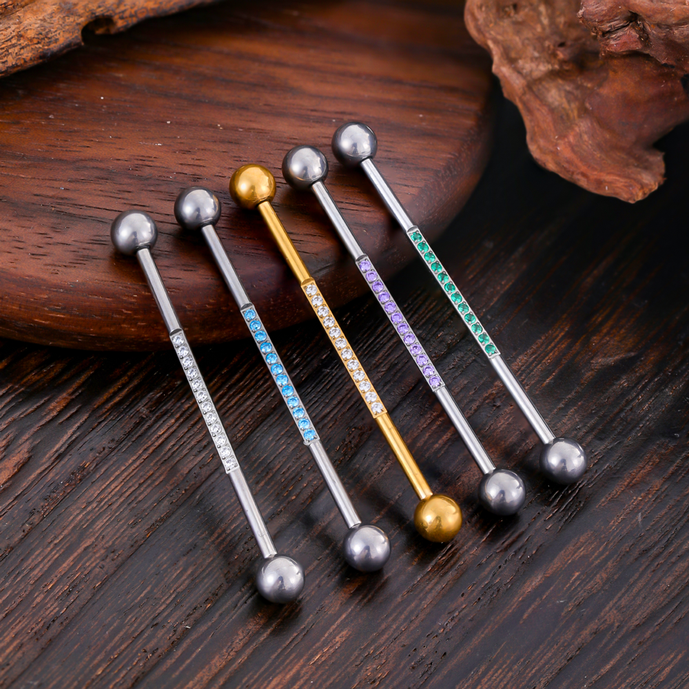 G23 Titanium Body Piercing Jew - Industrial Barbell Long reseña y precio