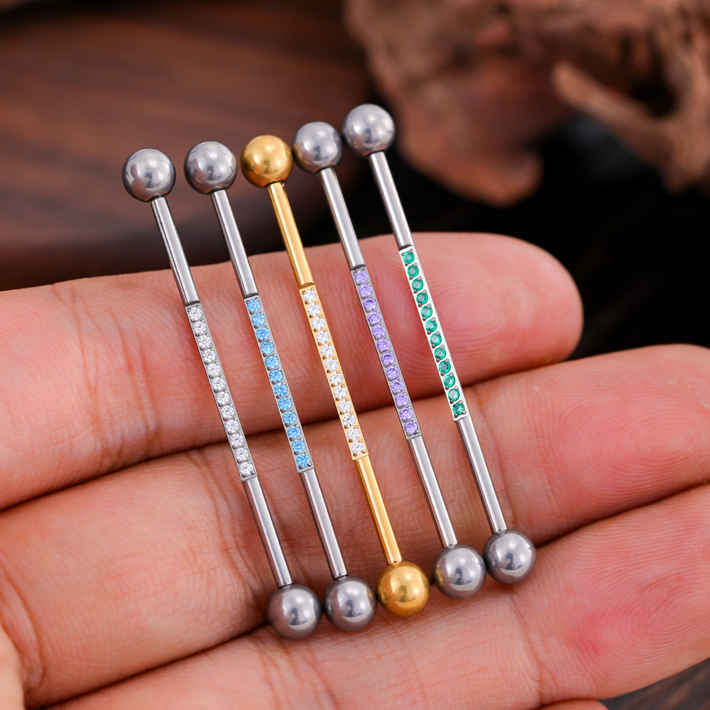 G23 Titanium Body Piercing Jew - Industrial Barbell Long reseña y precio